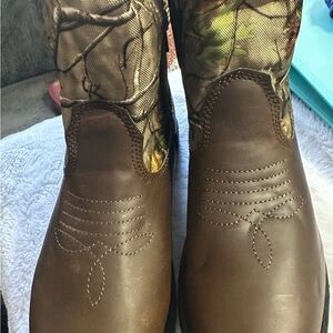 Realtree Men's Brown and Camouflage Boots